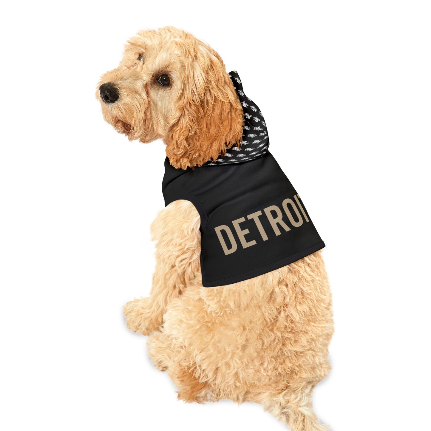 Detroit Logo Pet Hoodie