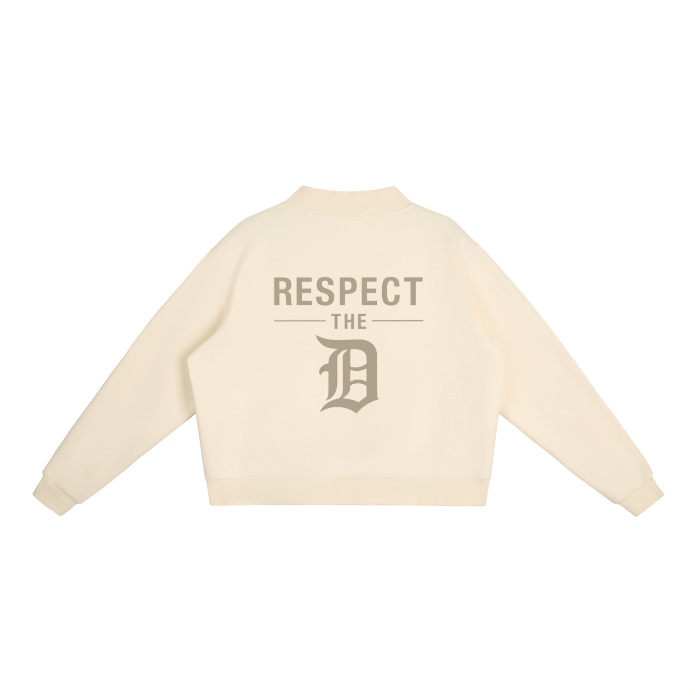 Womens Detroit Fleece Mock-Neck Crew Sweatshirt
