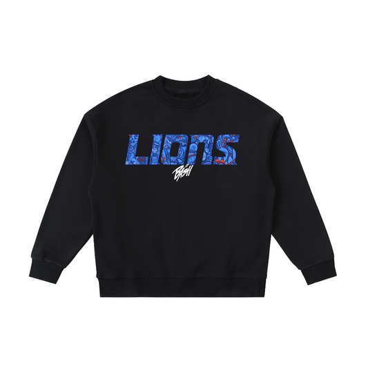 Kids Lions Fleece Crewneck Sweatshirt