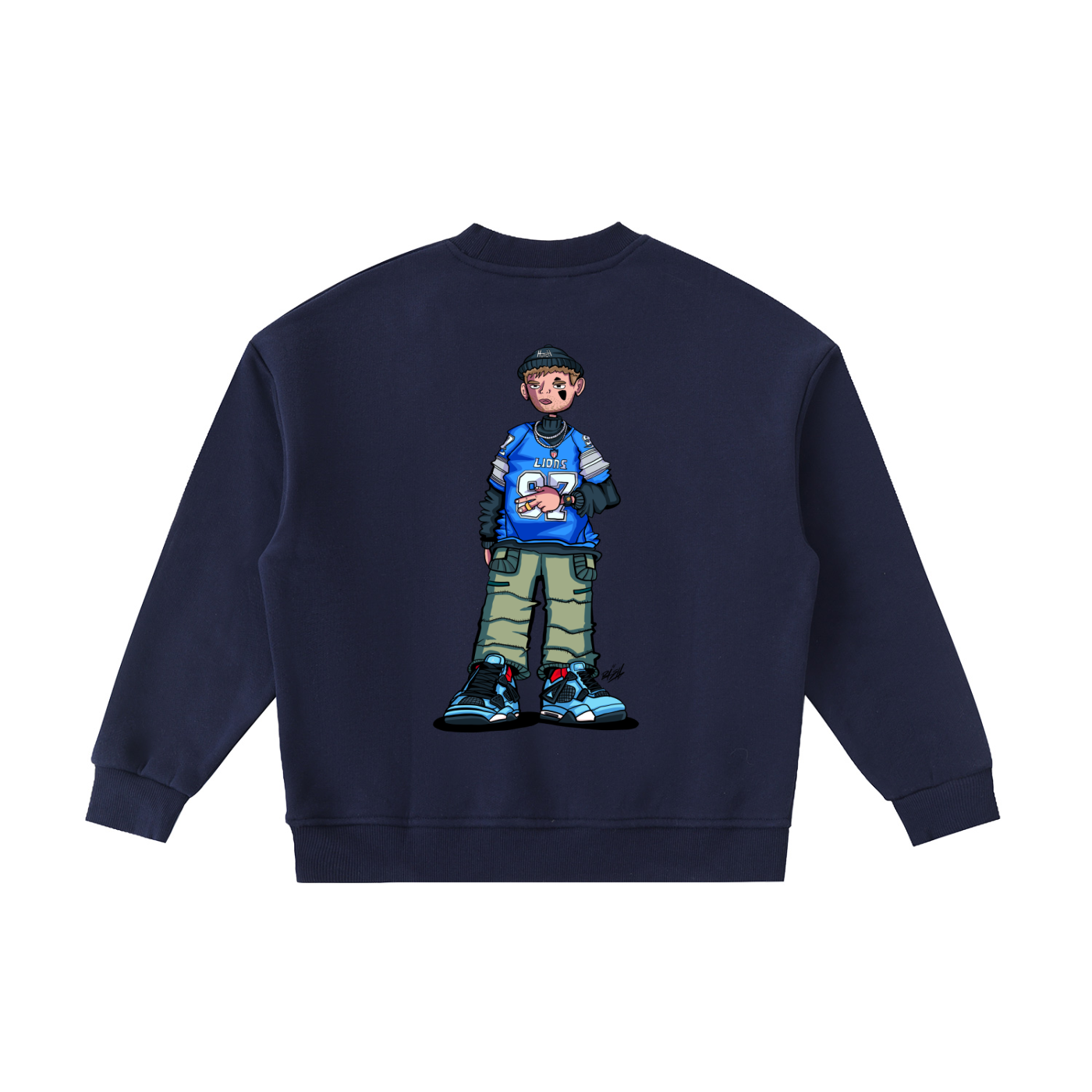 Kids Lions Fleece Crewneck Sweatshirt