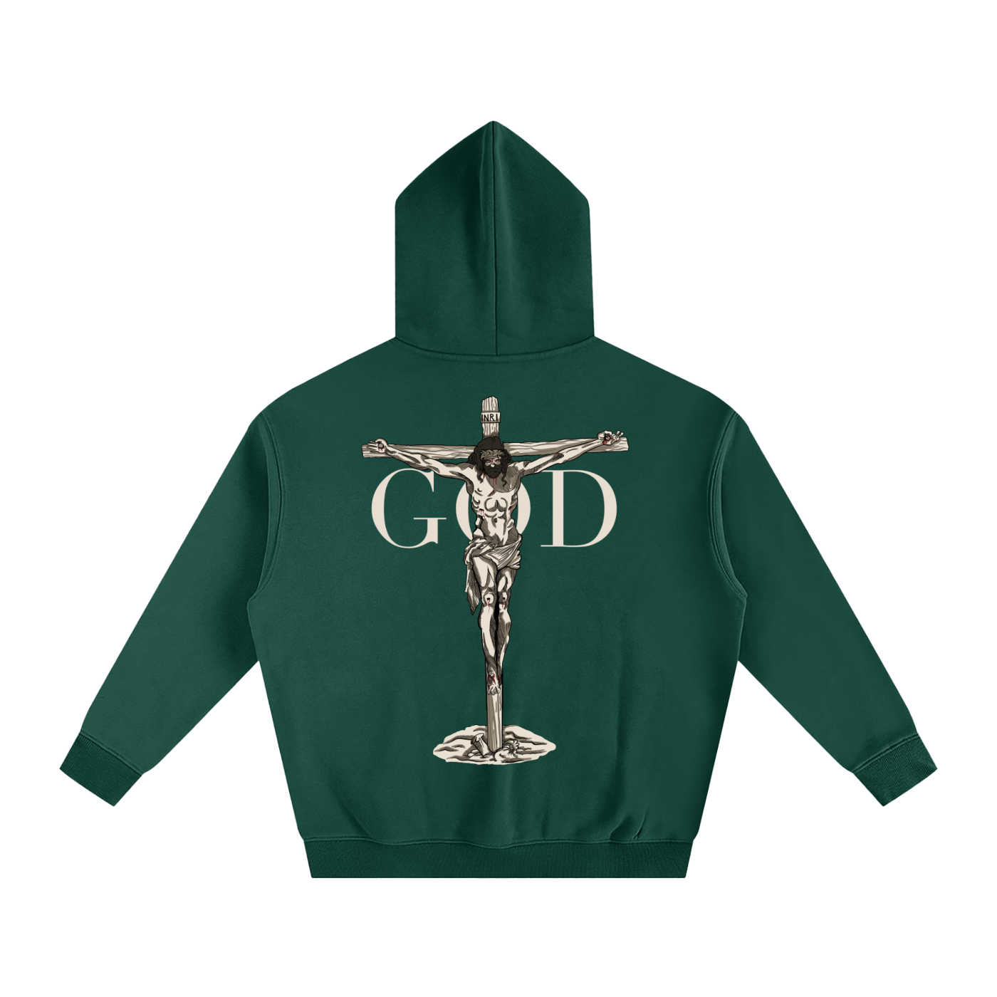 Unisex FAITH Oversized Fleeced Hoodie (Jesus)