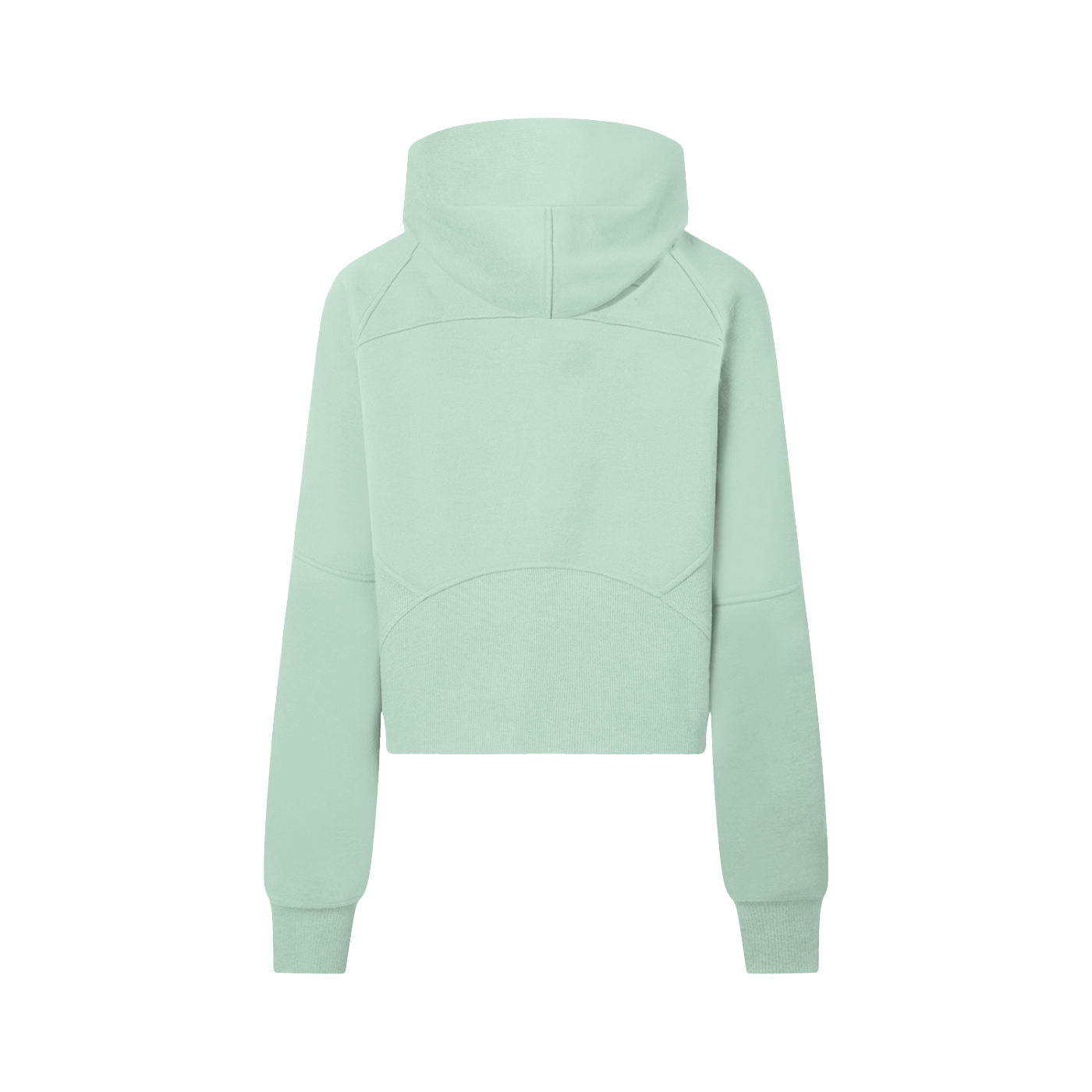 Womens BASH Cropped Half-Zip Hoodie