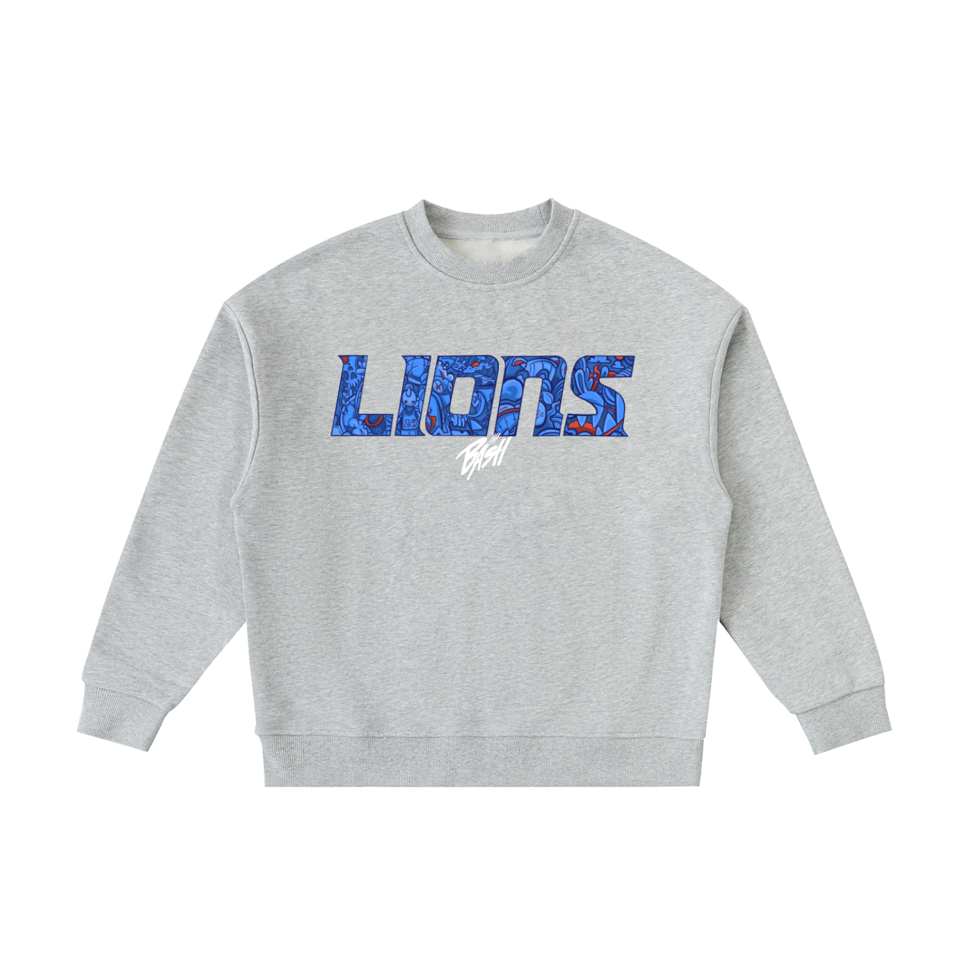 Kids Lions Fleece Crewneck Sweatshirt