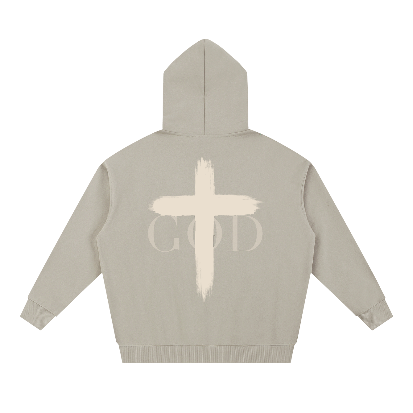 BASH CLLXXN FAITH Cross Hoodie featuring intricate hand drawn doodle art cross graphic on a 430gsm heavyweight unisex hoodie, original streetwear design by teen artist from Detroit