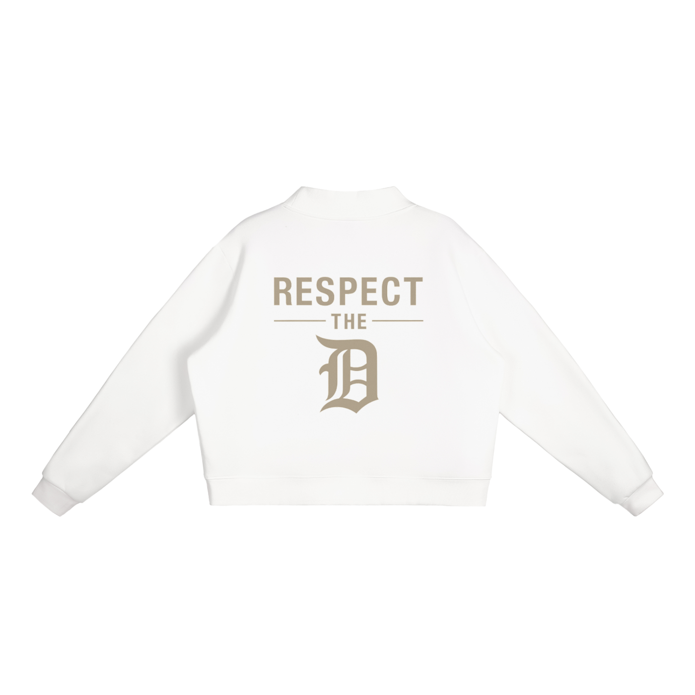 Womens Detroit Fleece Mock-Neck Crew Sweatshirt