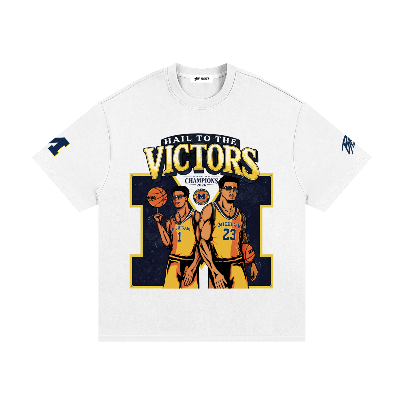 NCAA CHAMPS TEE - WHITE