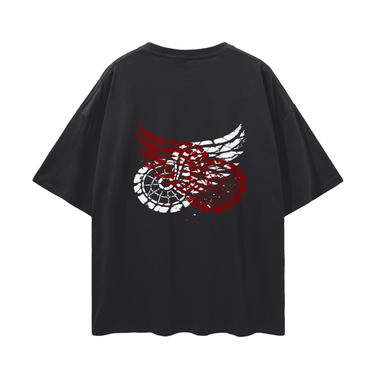 WINGS Loose Drop Shoulder T-Shirt