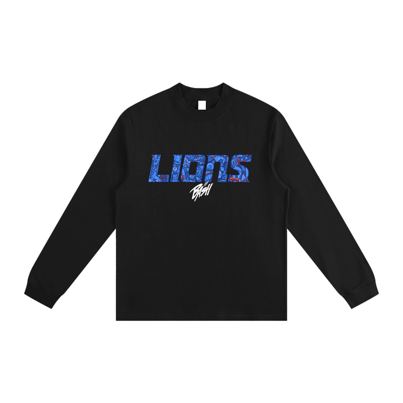 Mens Lions Long Sleeve Tee