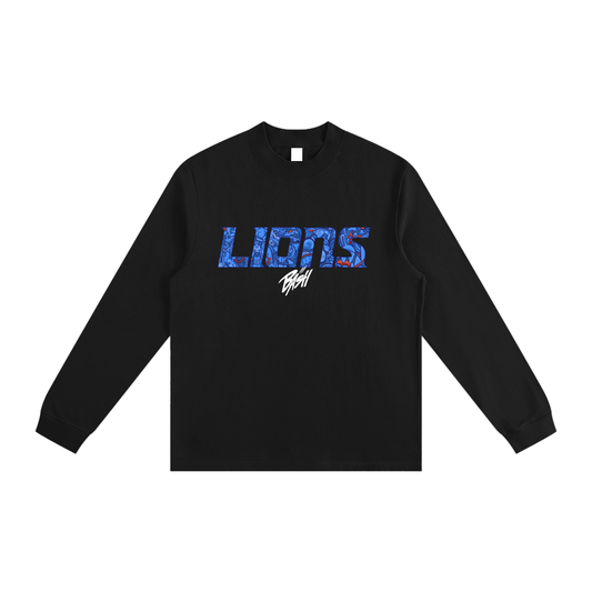 Mens Lions Long Sleeve Tee