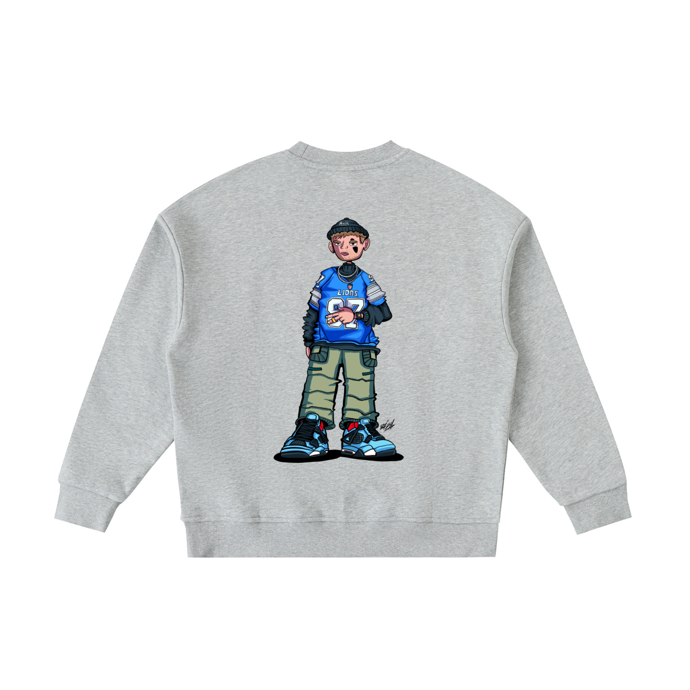 Kids Lions Fleece Crewneck Sweatshirt