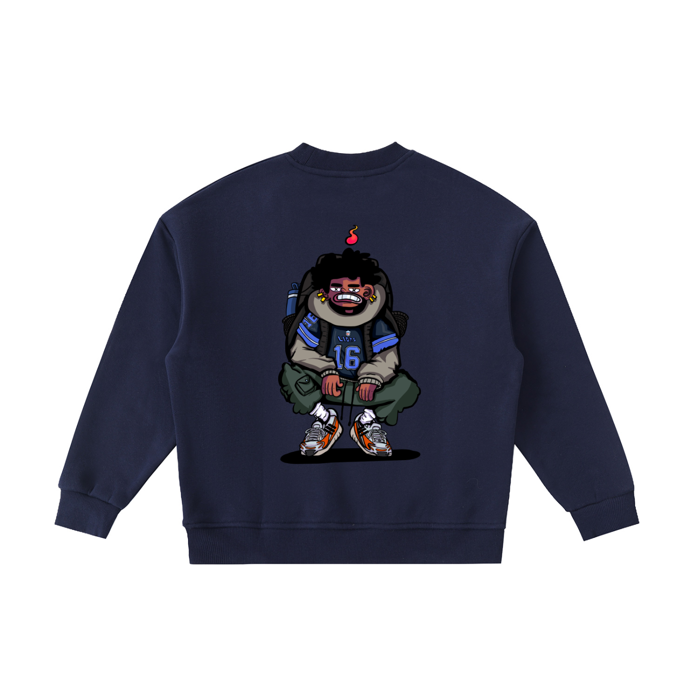 Kids Lions Fleece Crewneck Sweatshirt