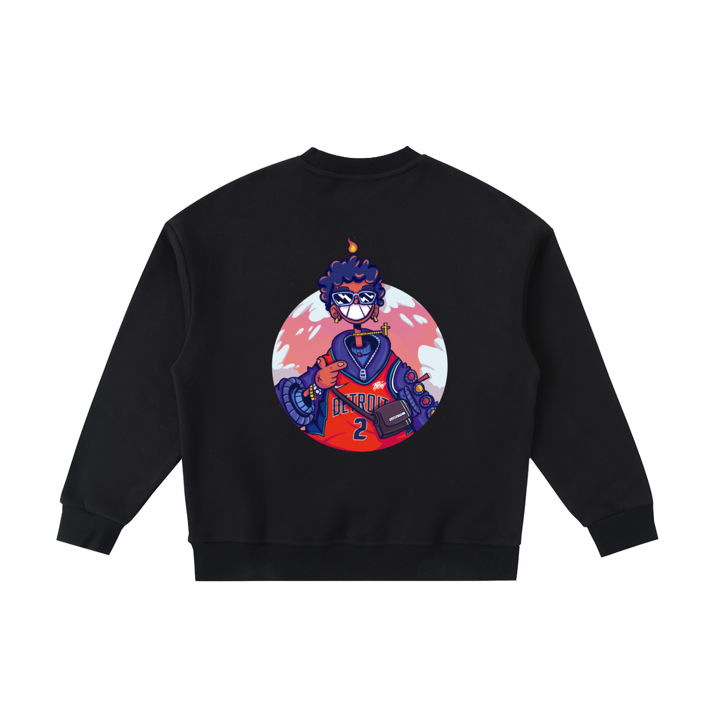 Kids Pistons Fleece Crewneck Sweatshirt