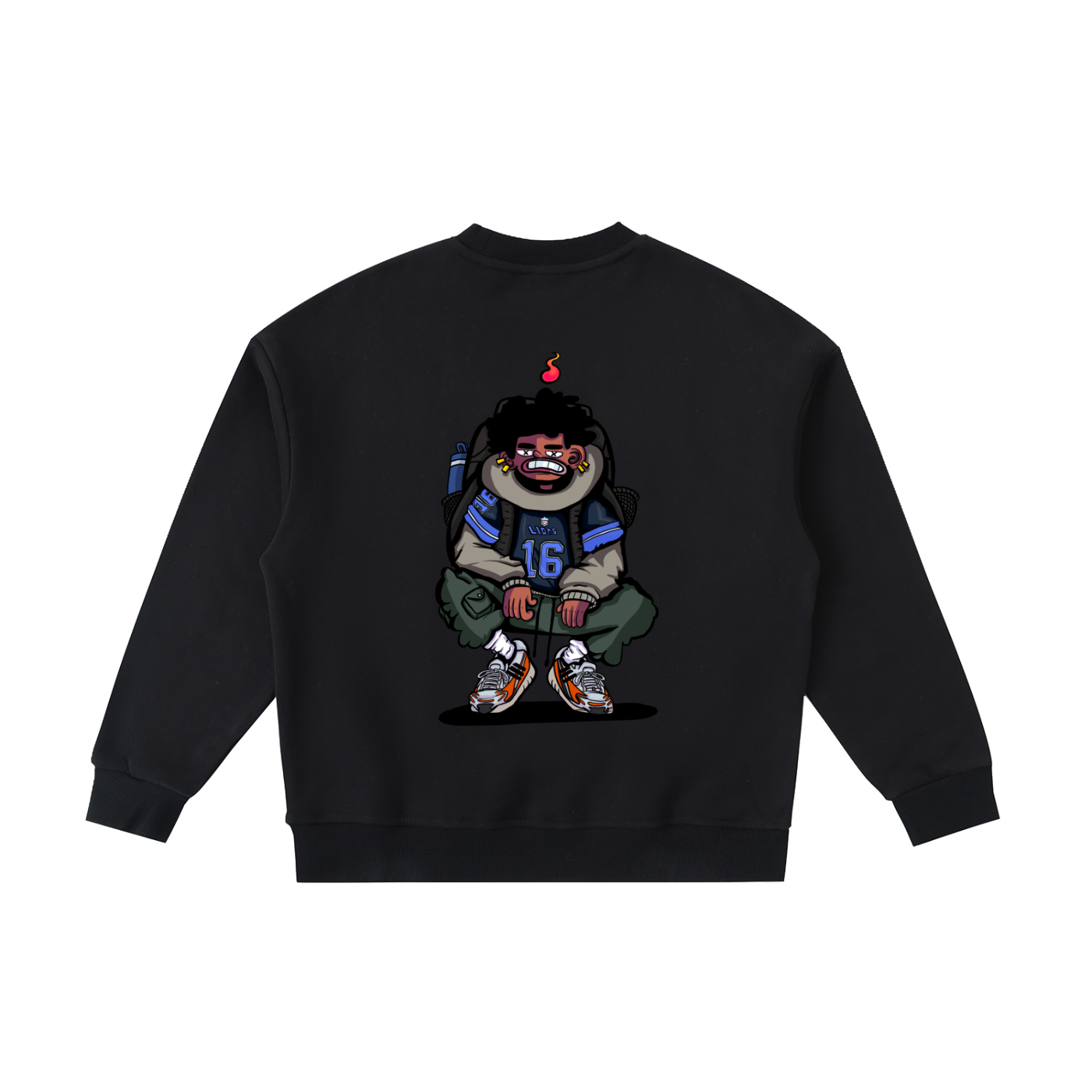Kids Lions Fleece Crewneck Sweatshirt