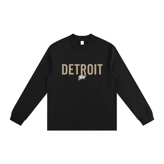 Mens Detroit Long Sleeve Tee