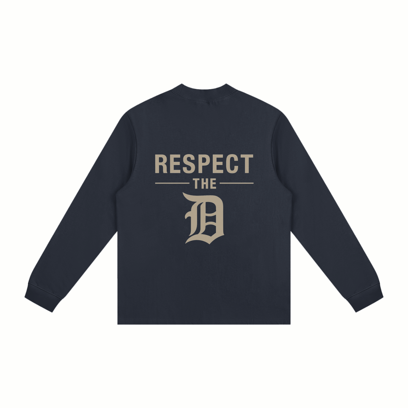 Mens Detroit Long Sleeve Tee
