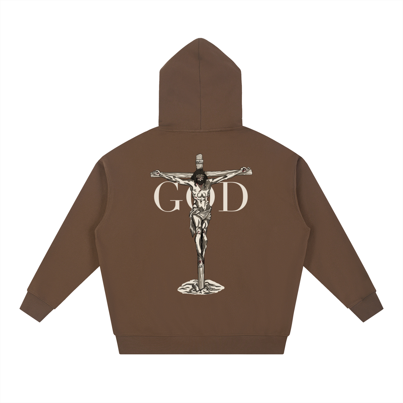BASH CLLXXN FAITH Heavyweight Hoodie featuring original hand drawn doodle art by teen founder, intricate comic book style streetwear design on premium black fleece hoodie