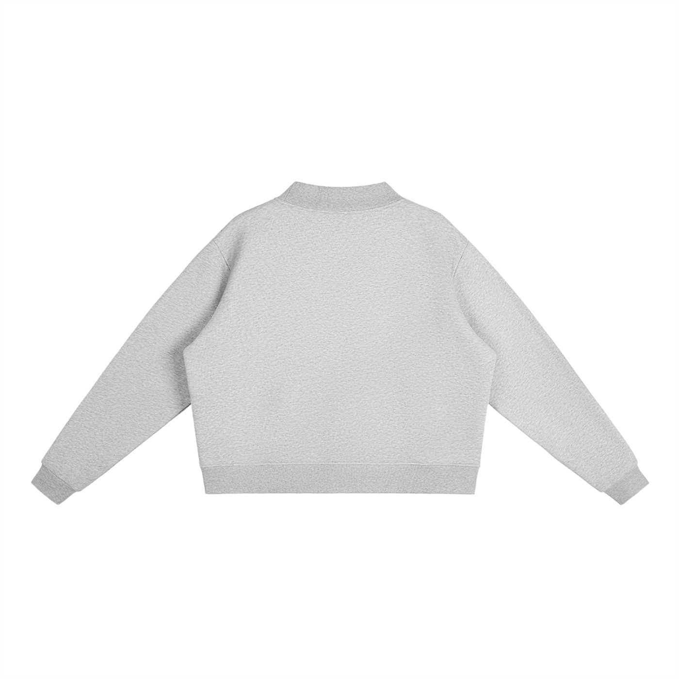 Womens BASH Fleece Mock-Neck Crew Sweatshirt