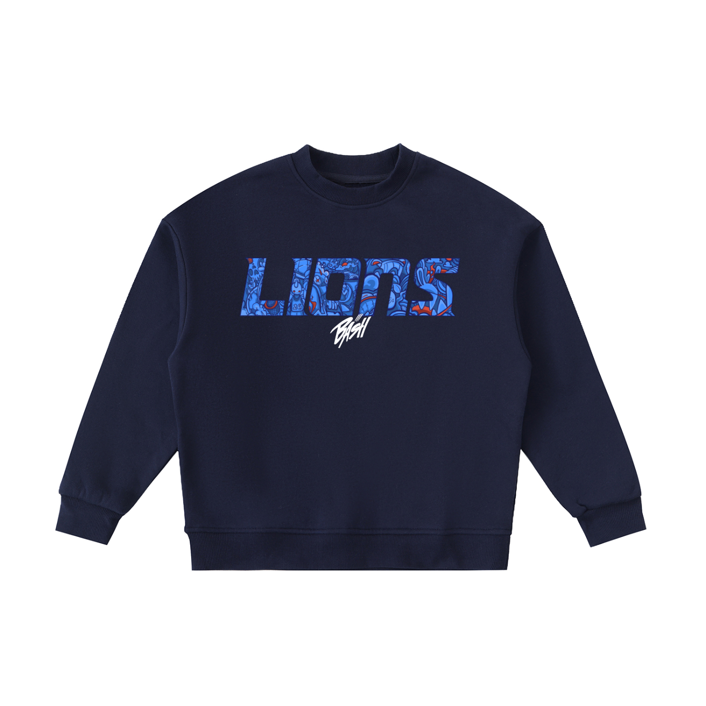 Kids Lions Fleece Crewneck Sweatshirt