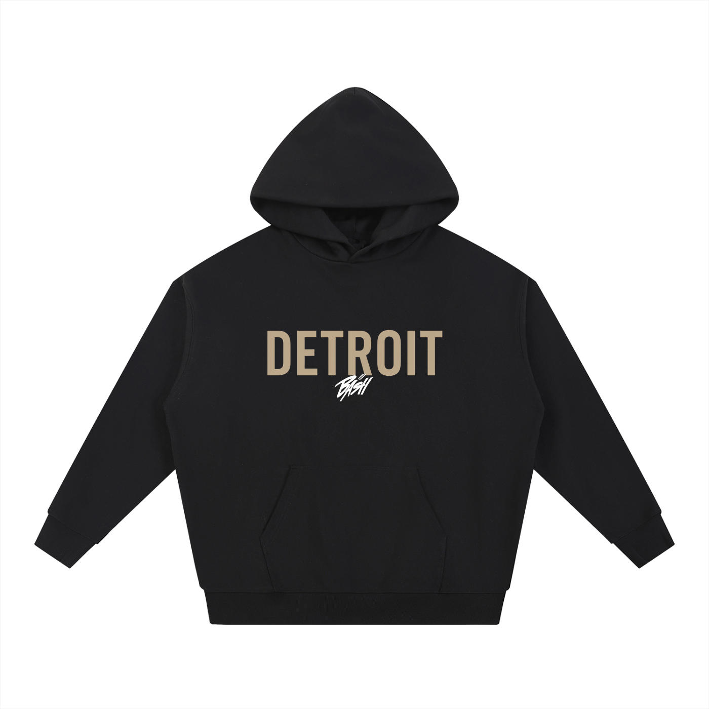 Mens Detroit Heavyweight Hoodie (Blank Back)
