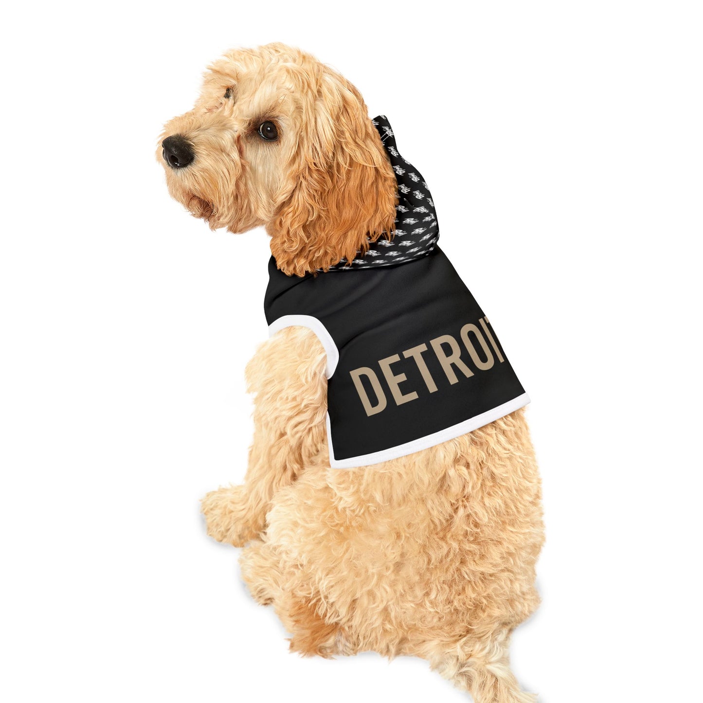 Detroit Logo Pet Hoodie