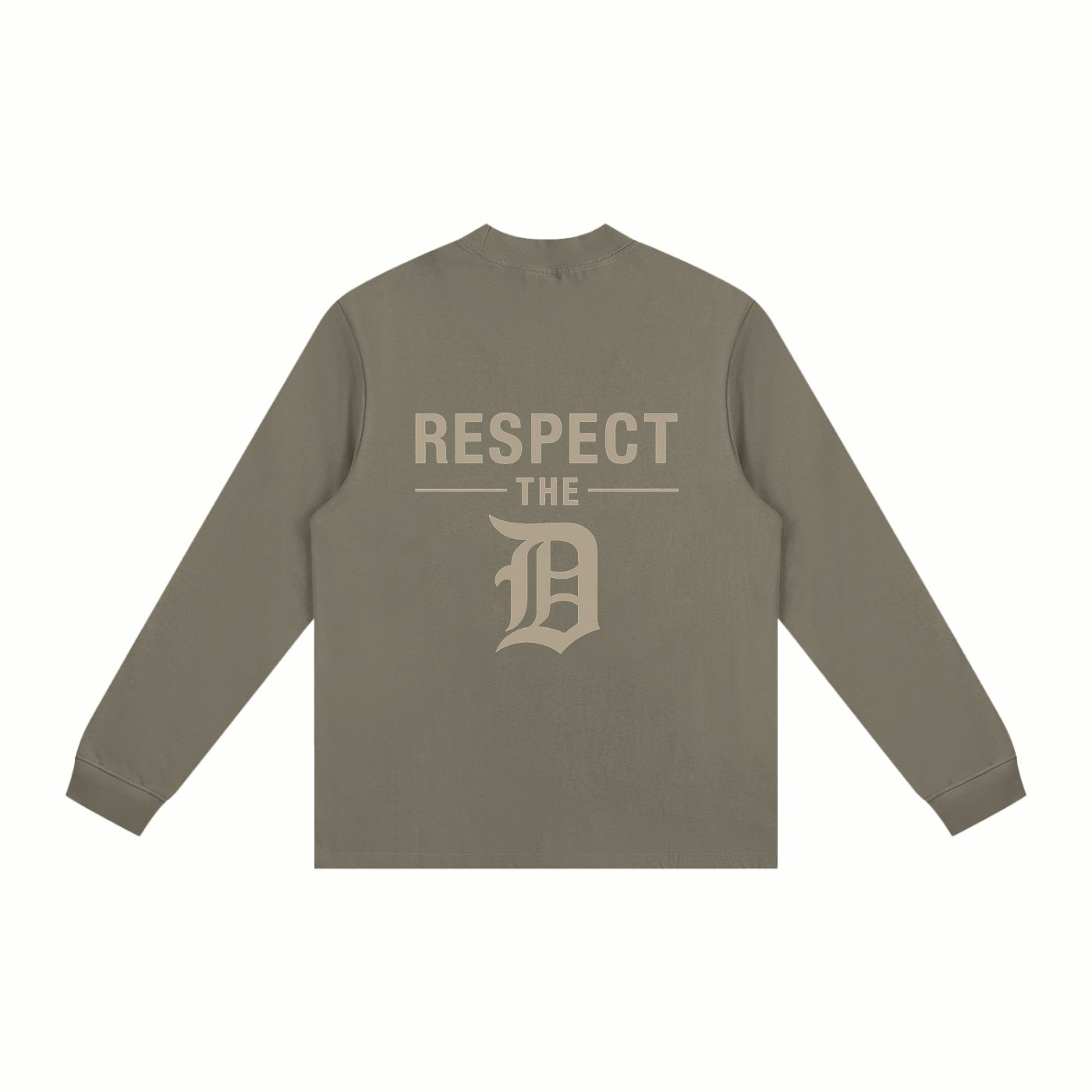 Mens Detroit Long Sleeve Tee