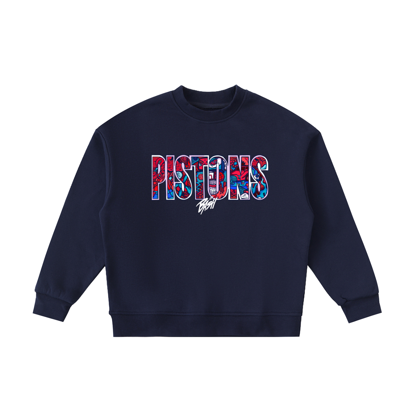 Kids Pistons Fleece Crewneck Sweatshirt