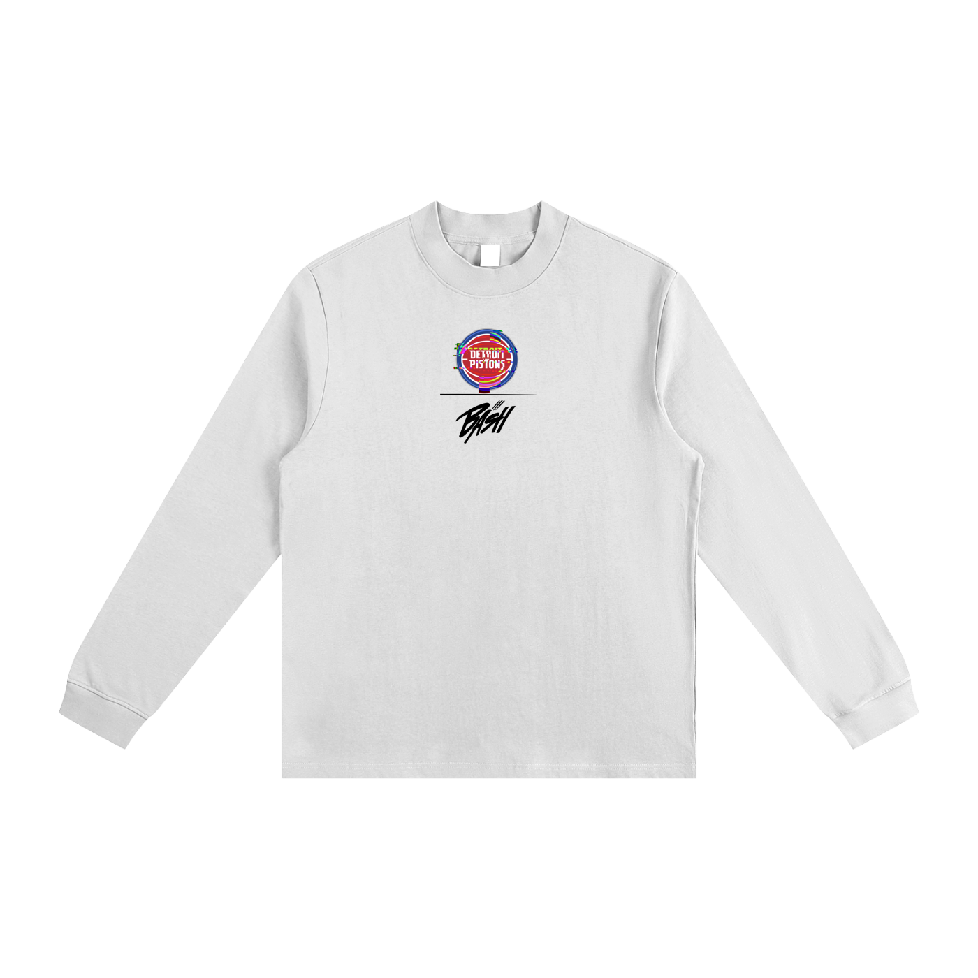 Mens Pistons Long Sleeve Tee