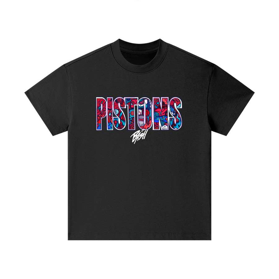 Kids Pistons T-Shirt — Black
