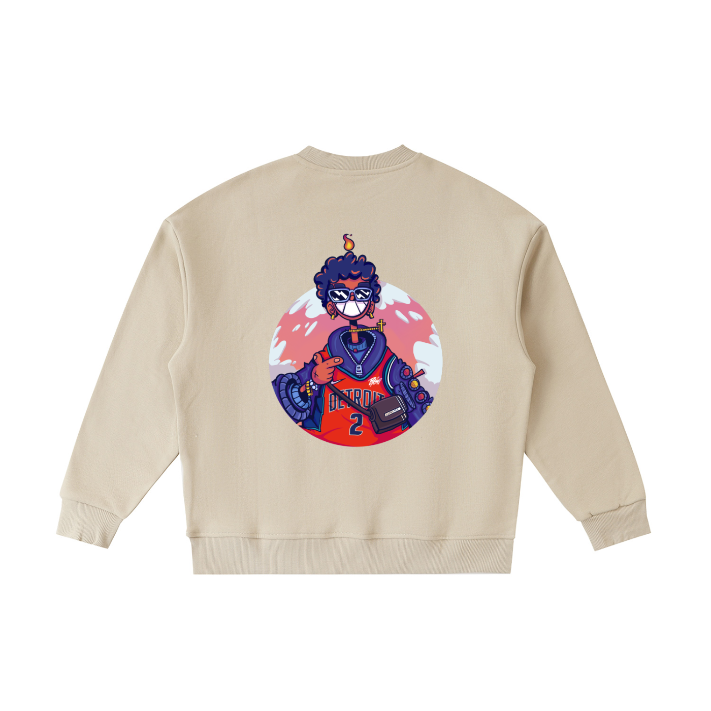 Kids Pistons Fleece Crewneck Sweatshirt