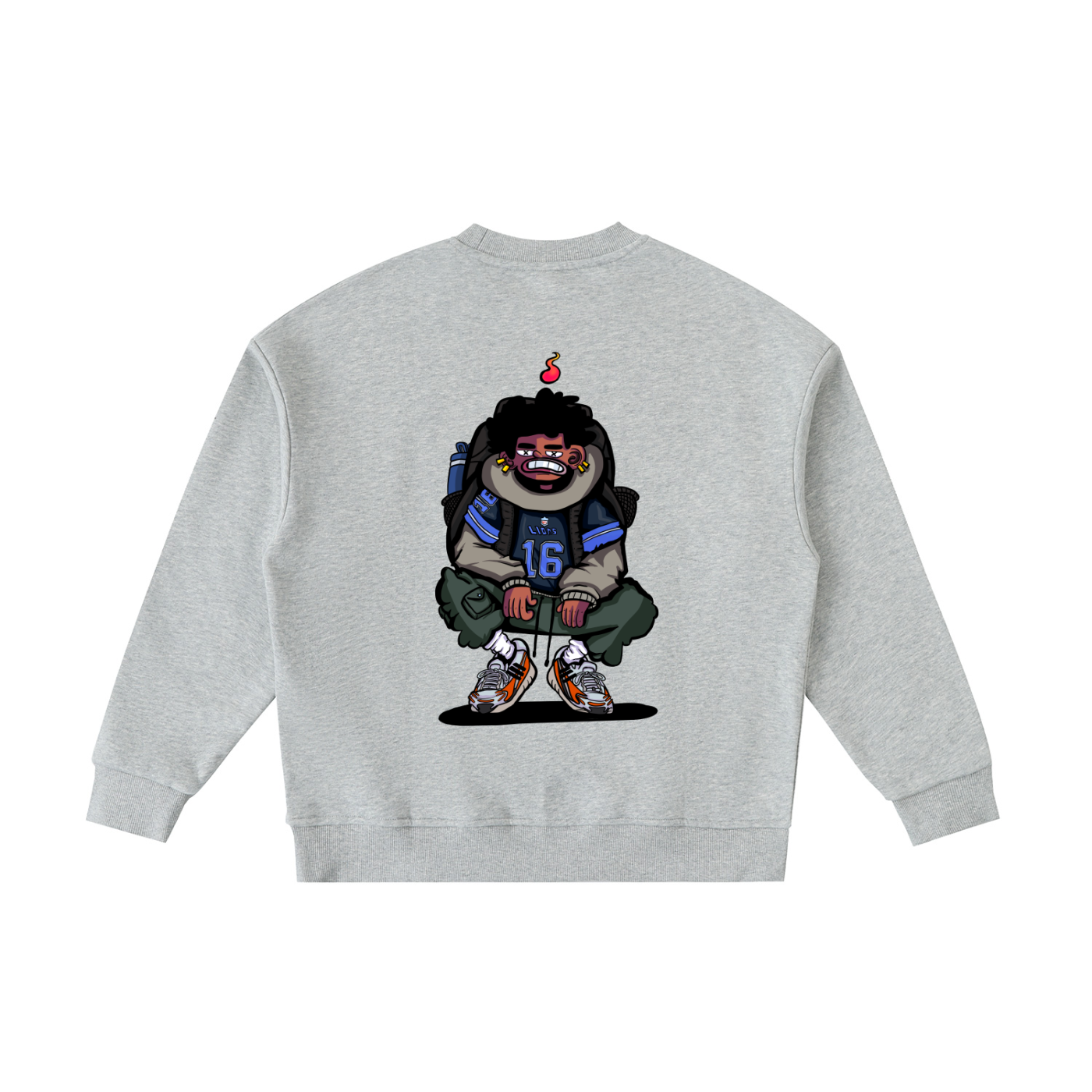 Kids Lions Fleece Crewneck Sweatshirt