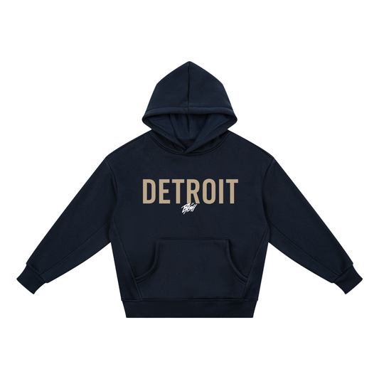 BASH CLLXXN kids doodle art hoodie featuring original hand drawn streetwear design by Detroit teen founder, shown in fleece hoodie style with intricate comic-inspired doodle artwork