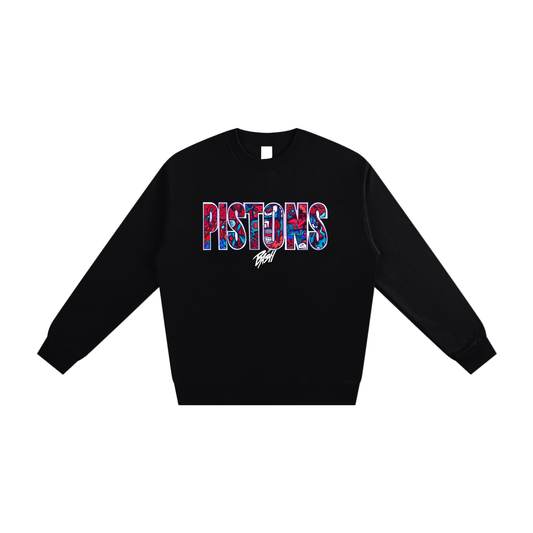 Mens Pistons Heavyweight Sweatshirt
