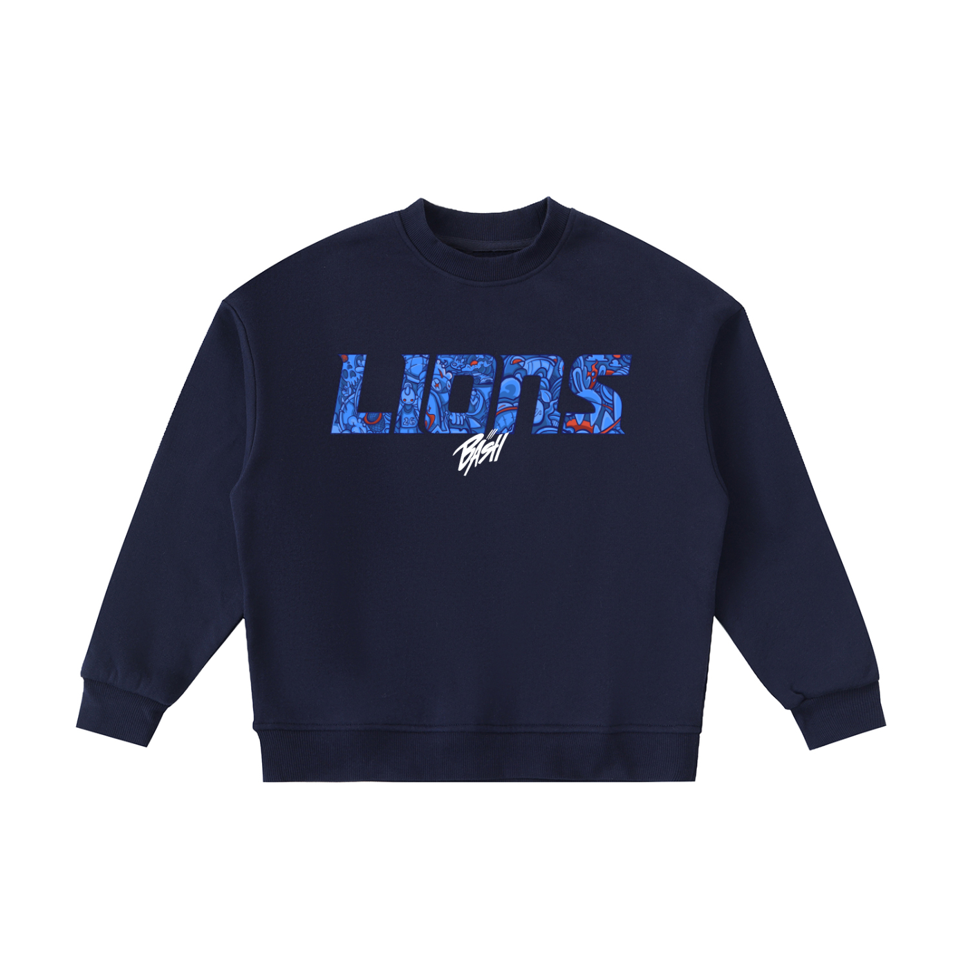 Kids Lions Fleece Crewneck Sweatshirt