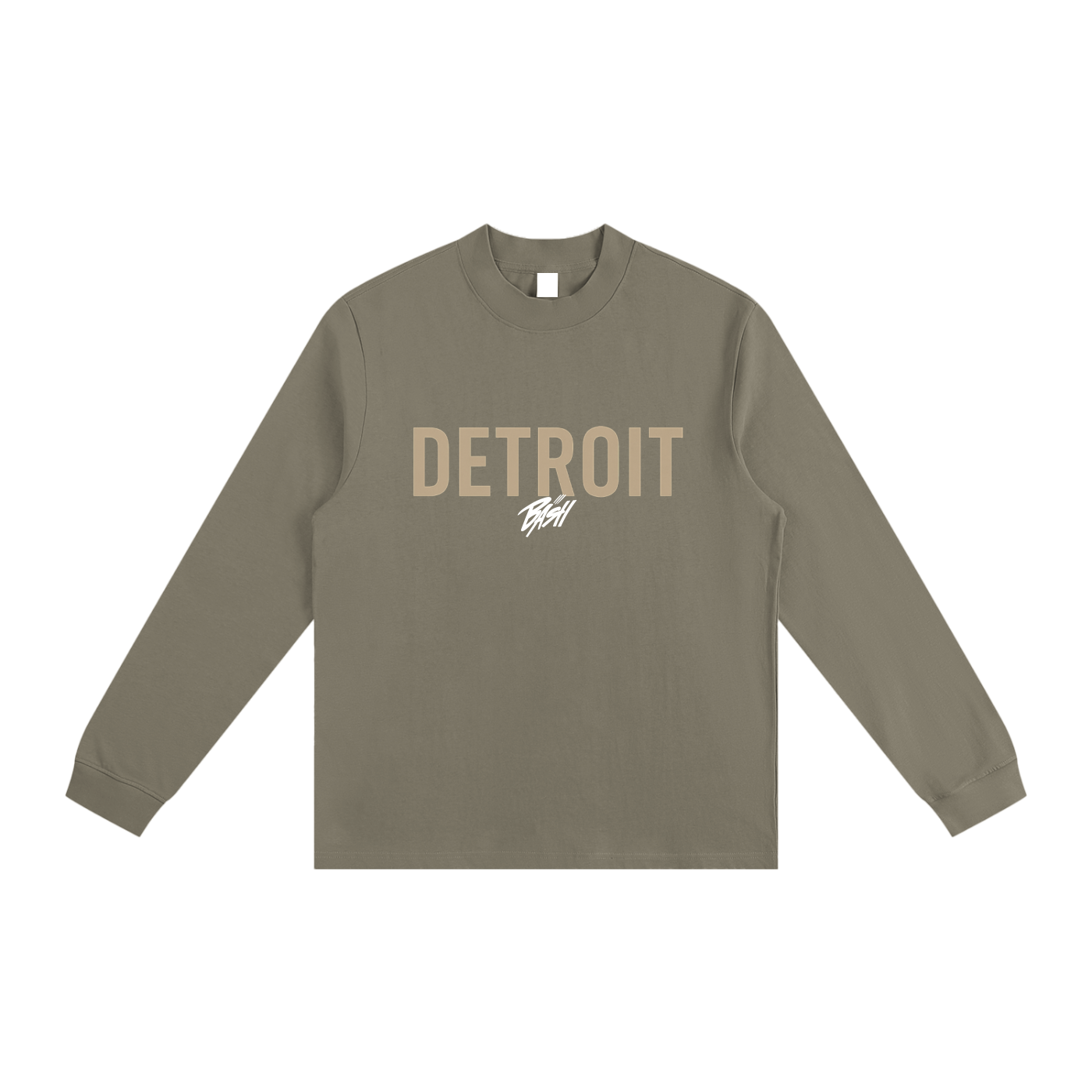 Mens Detroit Long Sleeve Tee