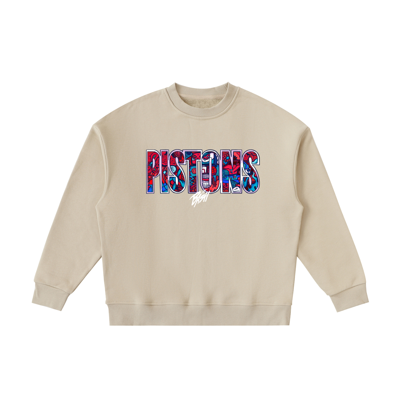 Kids Pistons Fleece Crewneck Sweatshirt