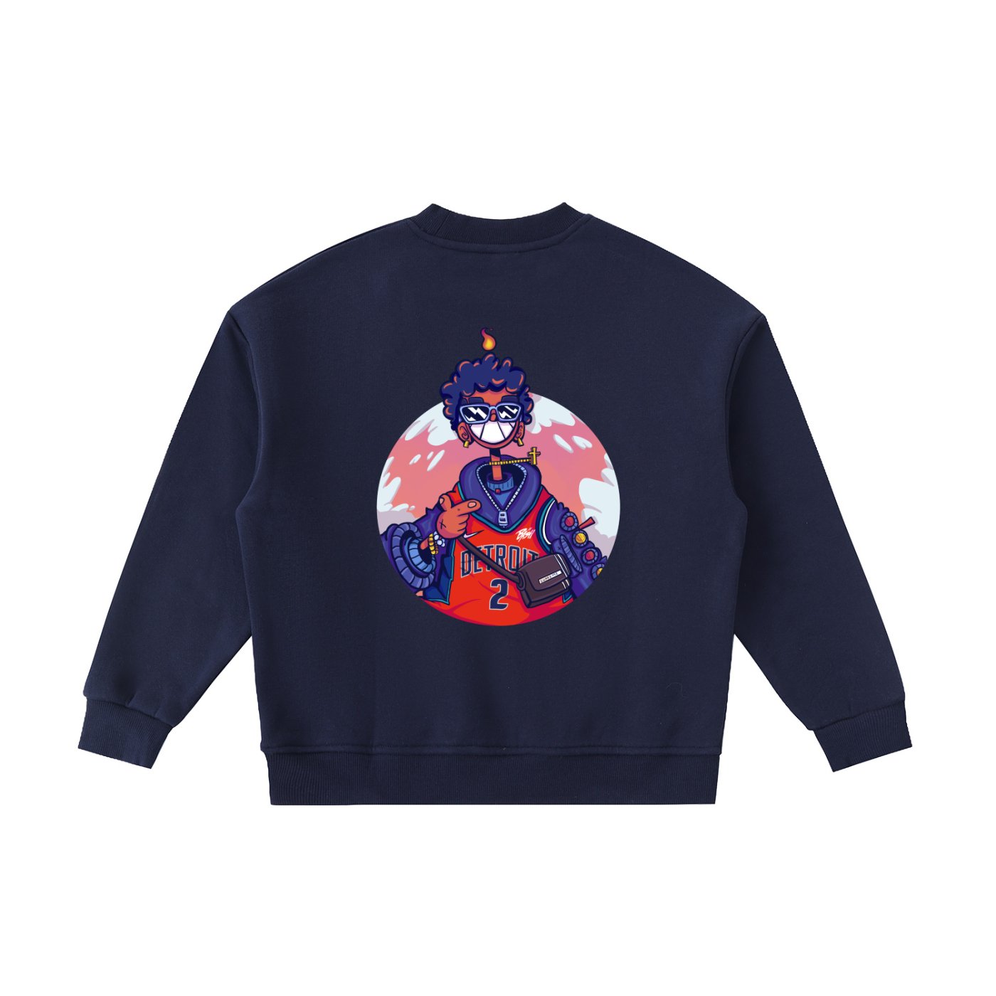 Kids Pistons Fleece Crewneck Sweatshirt