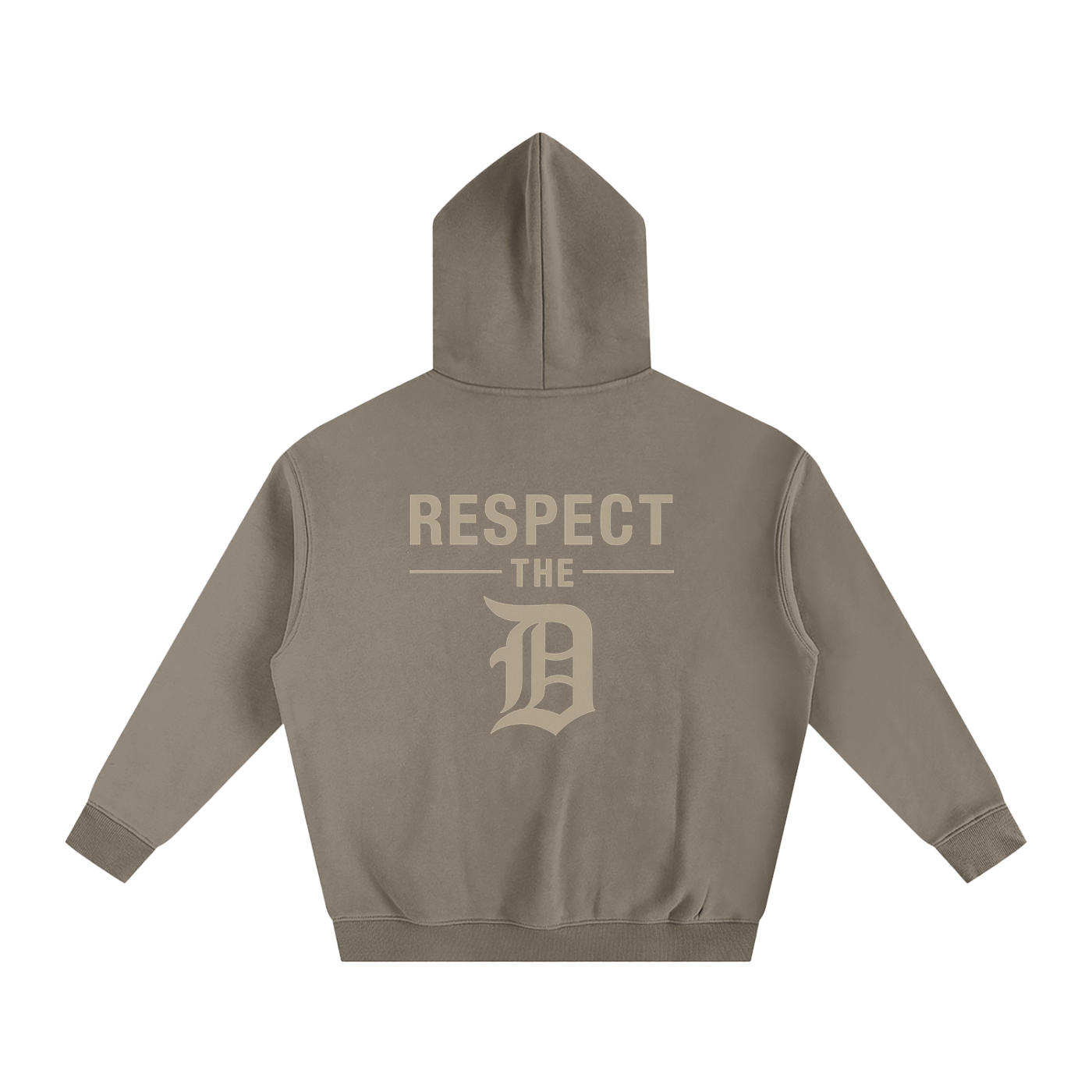Mens Detroit Oversized Fleece Hoodie