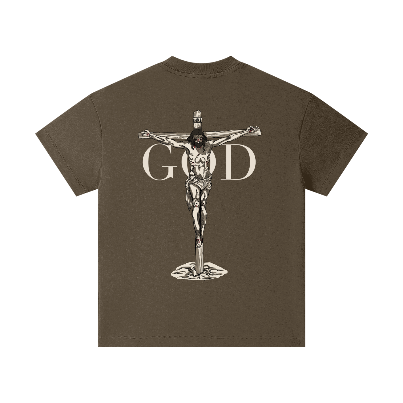 BASH CLLXXN Kids Faith Jesus T-Shirt featuring original hand drawn doodle art of Jesus inspired by faith and street culture, designed by a 13-year-old Detroit founder