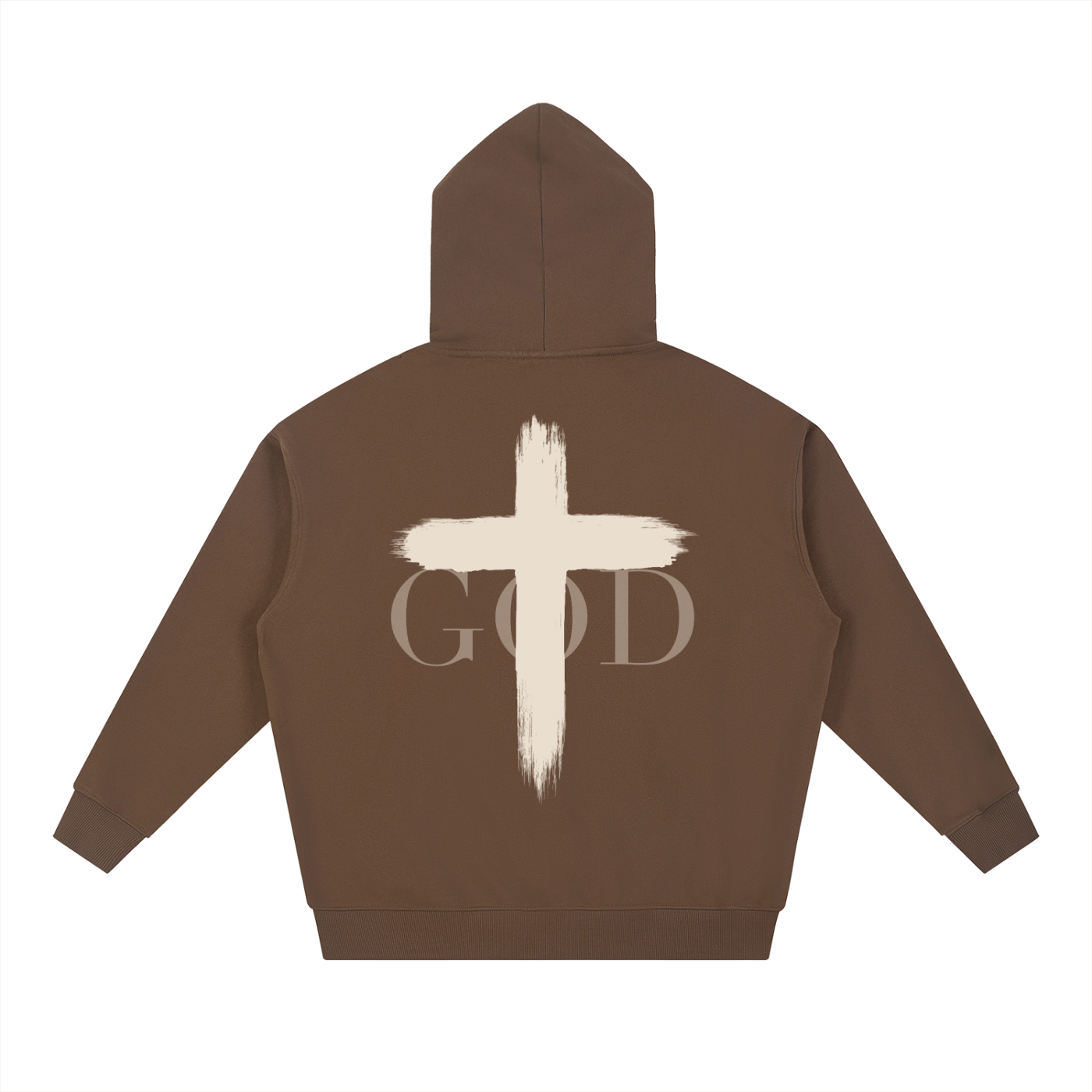 BASH CLLXXN FAITH Cross Hoodie featuring intricate hand drawn doodle art cross graphic on a 430gsm heavyweight unisex hoodie, original streetwear design by teen artist from Detroit