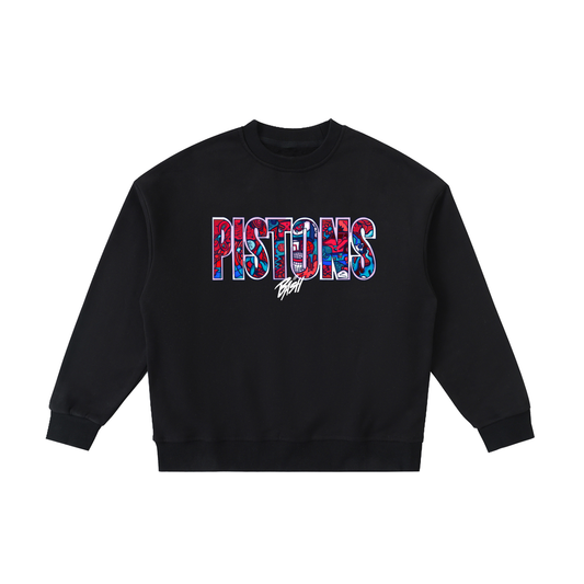 Kids Pistons Fleece Crewneck Sweatshirt