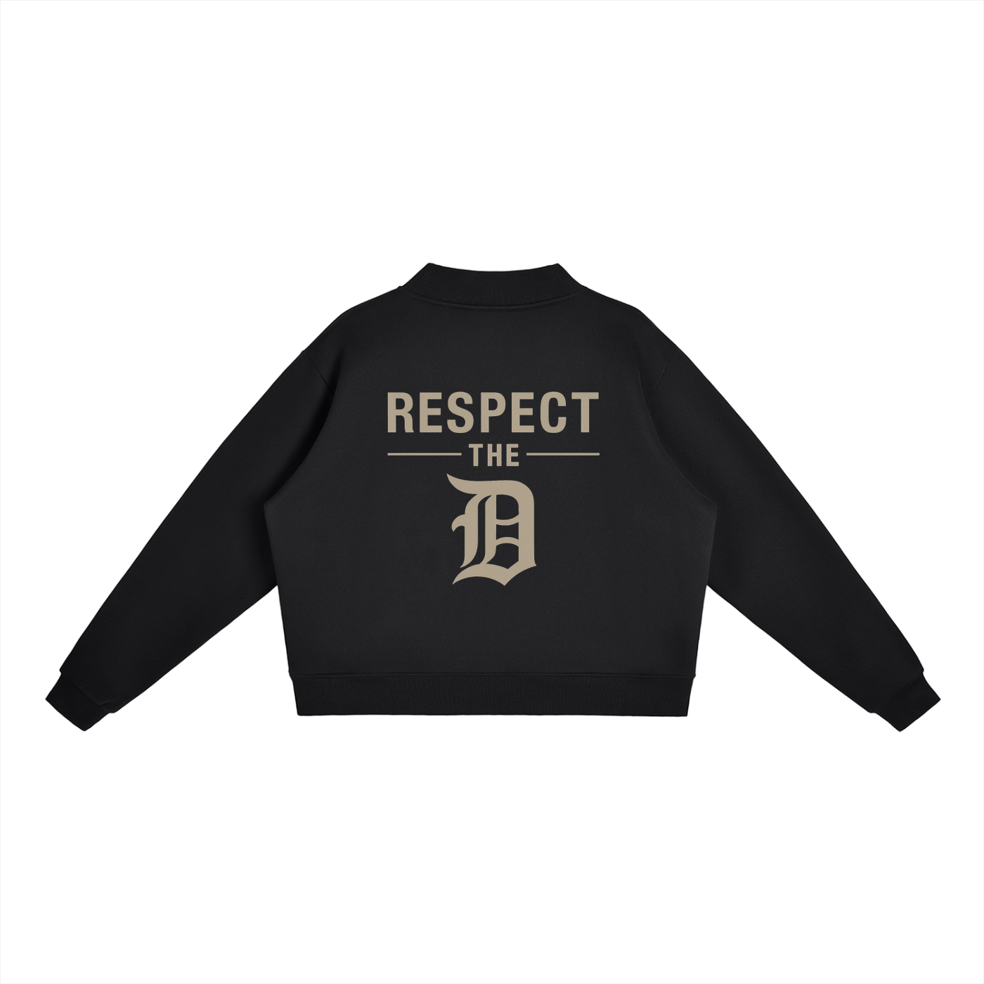 Womens Detroit Fleece Mock-Neck Crew Sweatshirt