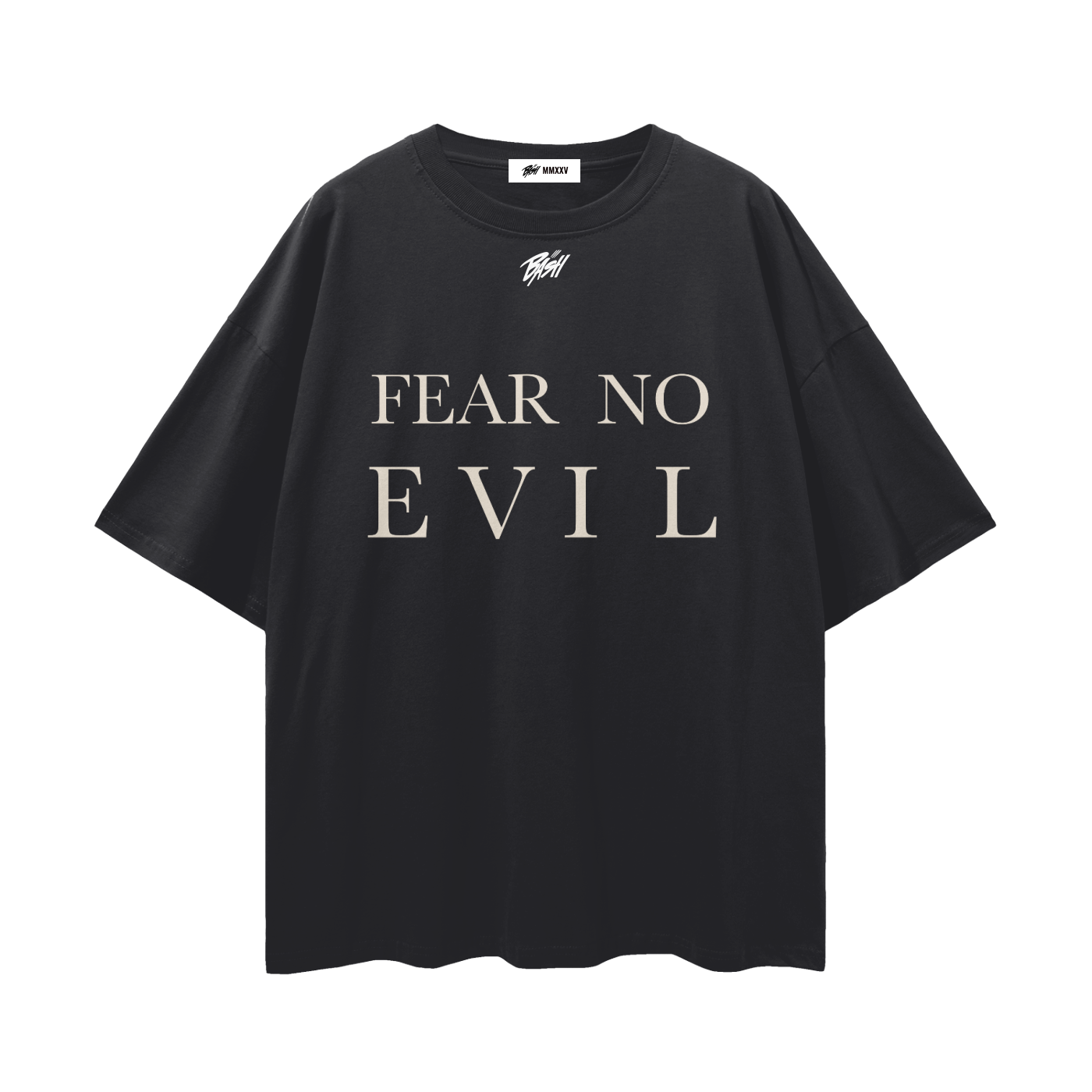 BASH CLLXXN FAITH Cross Loose T-Shirt featuring original hand drawn doodle art with a cross motif, designed by a teen streetwear founder from Detroit