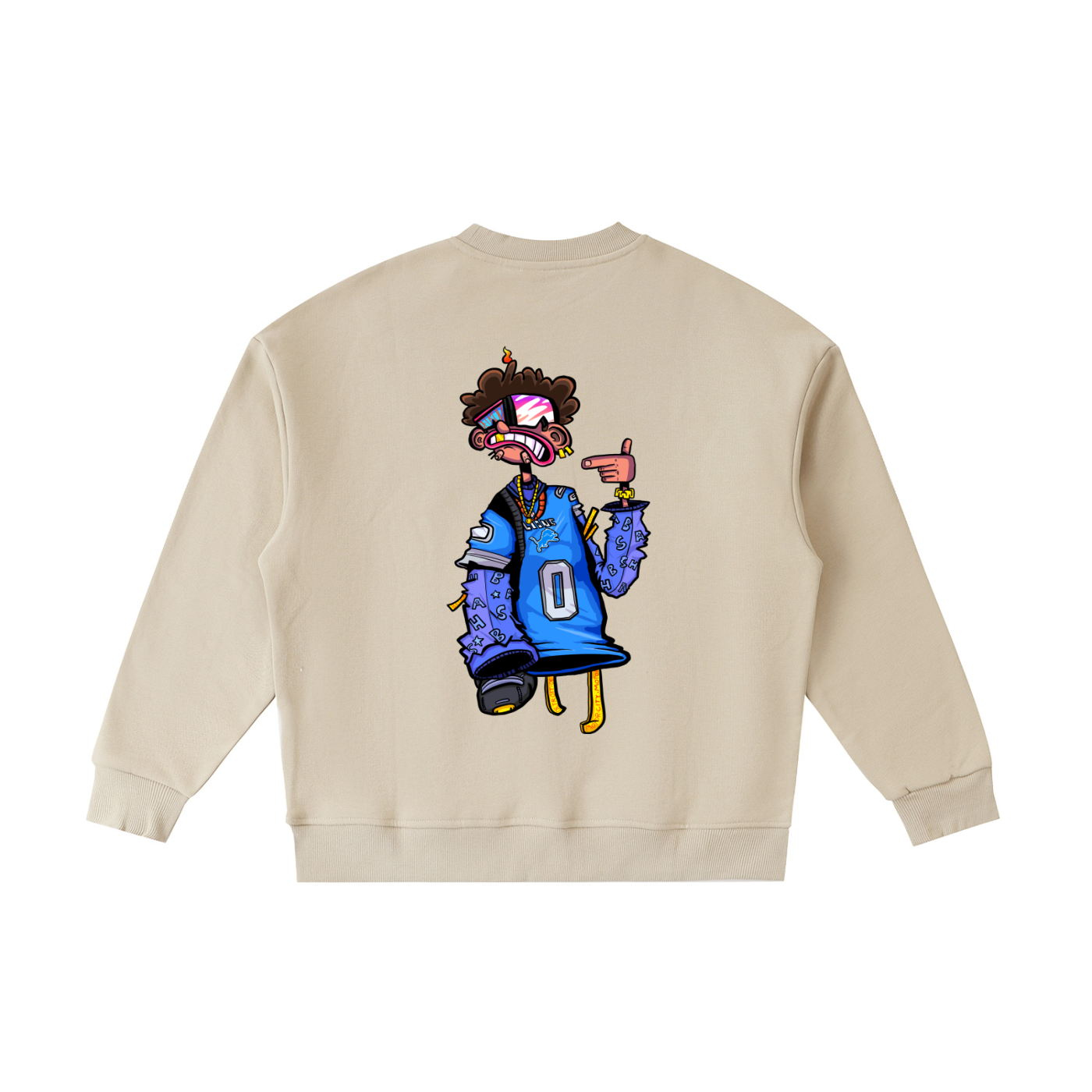 Kids Lions Fleece Crewneck Sweatshirt