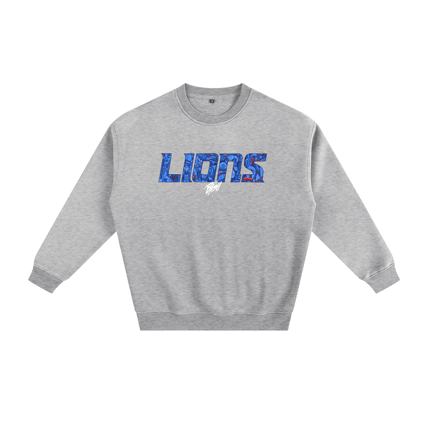 Mens Lions Fleeced Sweatshirt