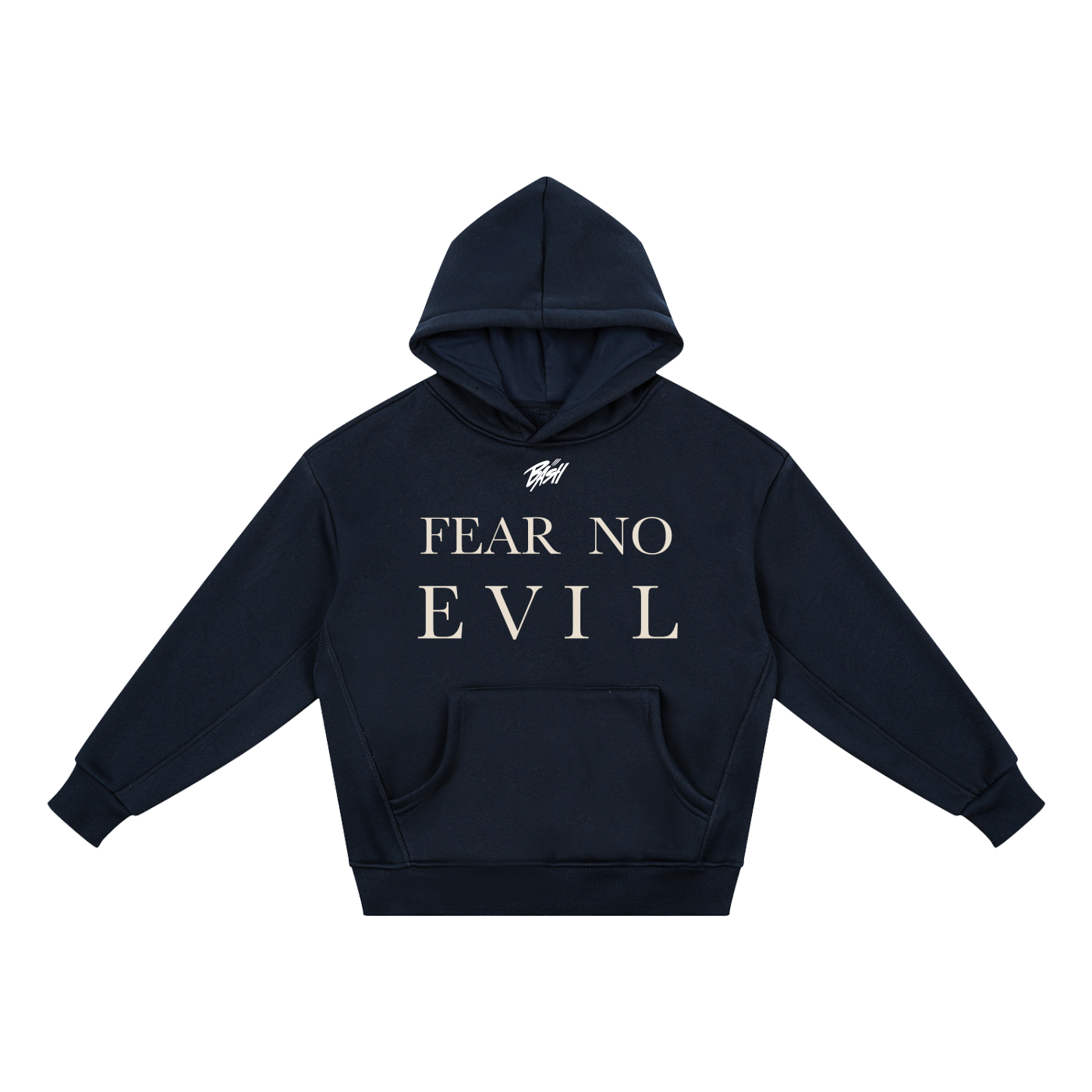 Kids FAITH Fleece Hoodie by BASH CLLXXN featuring original hand drawn doodle art streetwear design by teen founder on a soft fleece kids hoodie