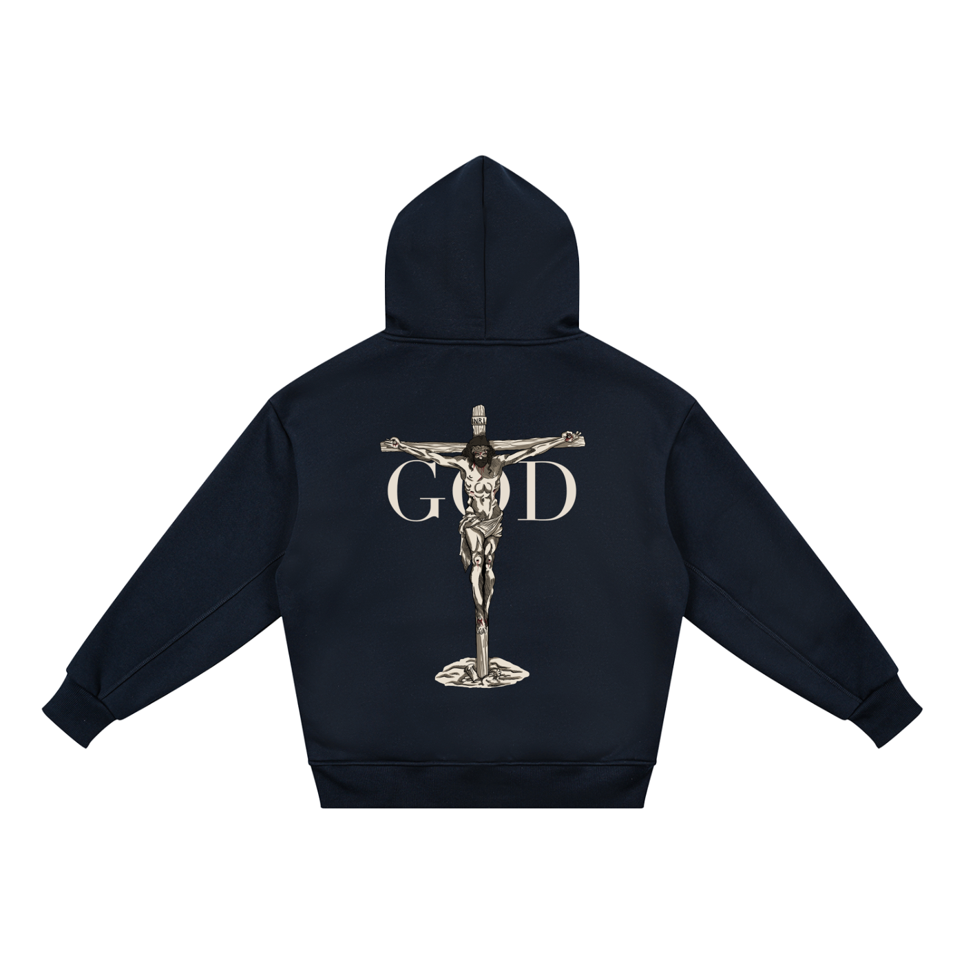 Kids FAITH Fleece Hoodie by BASH CLLXXN featuring original hand drawn doodle art streetwear design by teen founder on a soft fleece kids hoodie