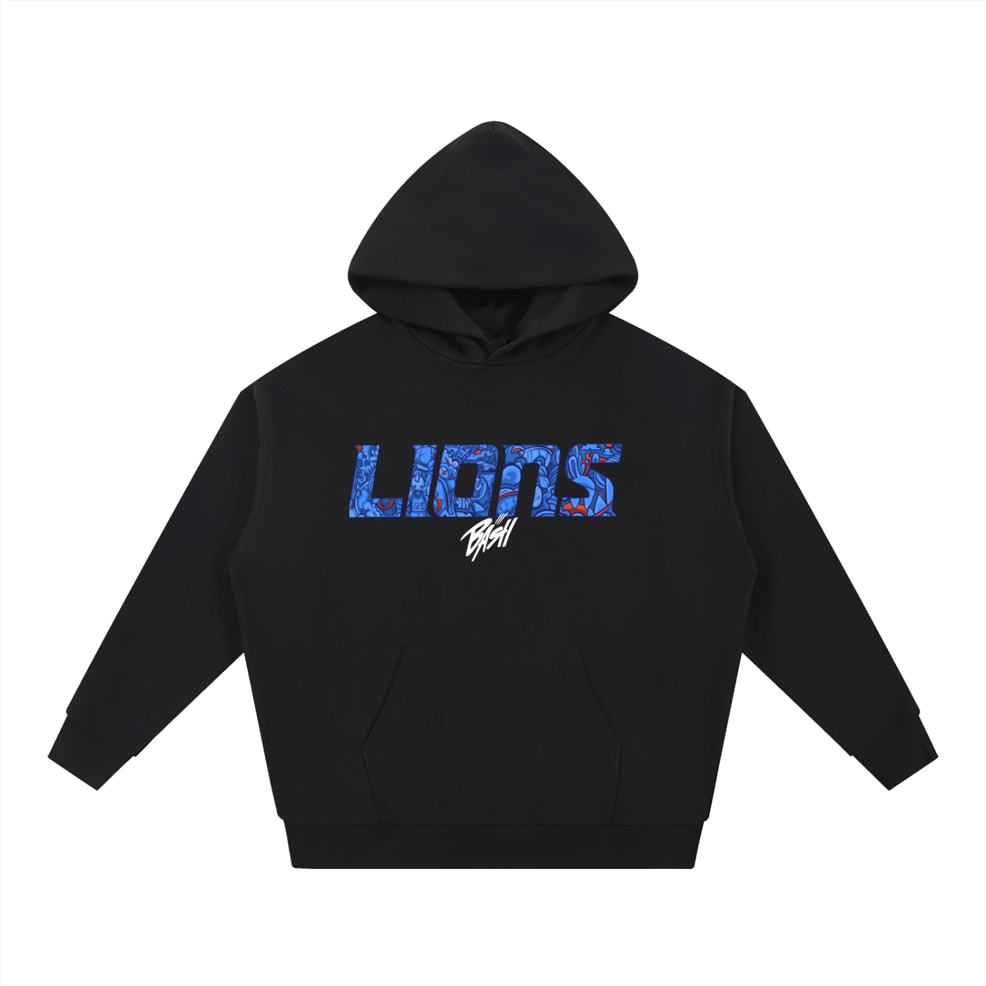 Mens Lions Heavyweight Hoodie