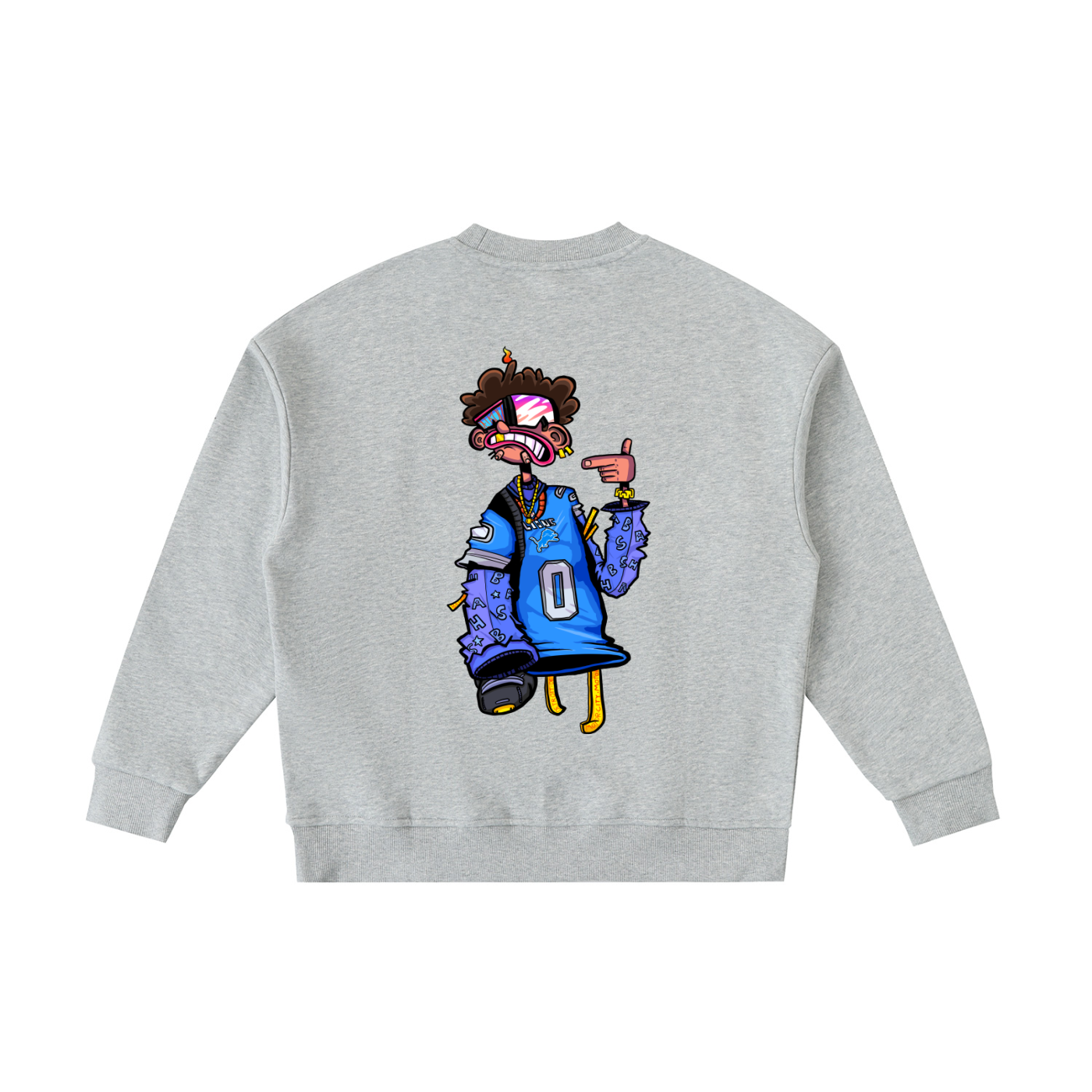 Kids Lions Fleece Crewneck Sweatshirt