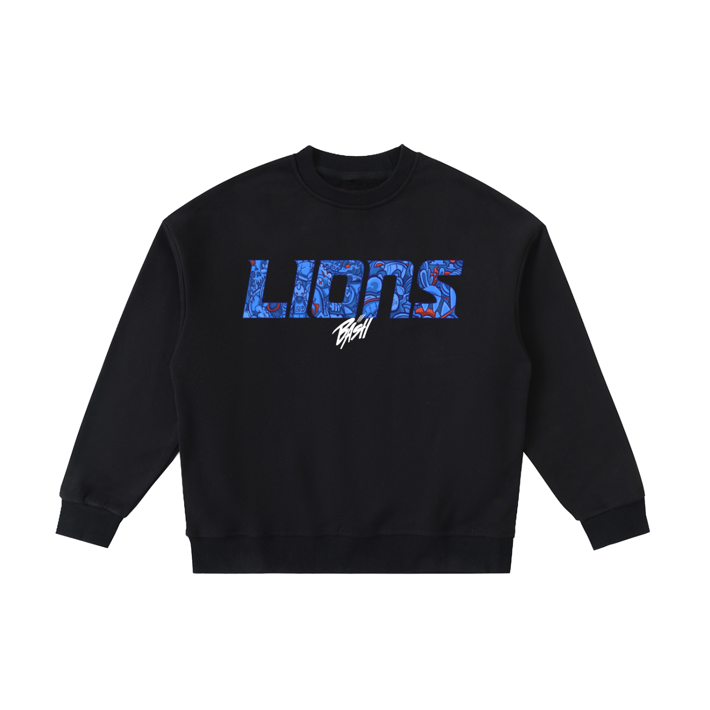 Kids Lions Fleece Crewneck Sweatshirt