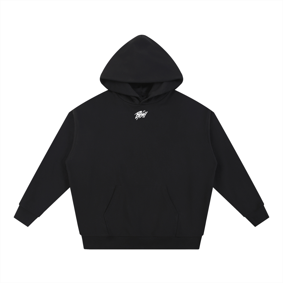 DOOM HEAVYWEIGHT HOODIE - hand-drawn streetwear by BASH CLLXXN, Detroit (view 3)